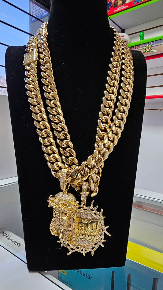 Cubana 16mm PVD Stainless Steel + Charm (1 Año de Garantía)