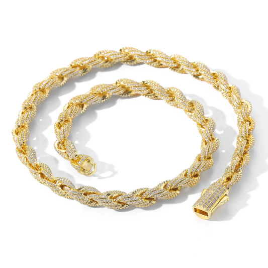 Set Ice Rope Chain 8mm