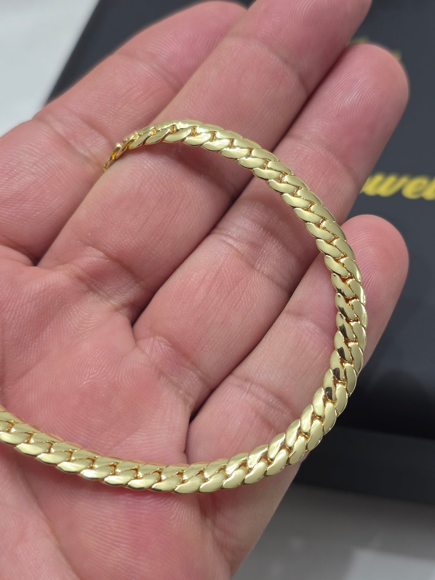 Set Miami Cuban y Brazalete 6mm(PVD) Hechas a Mano