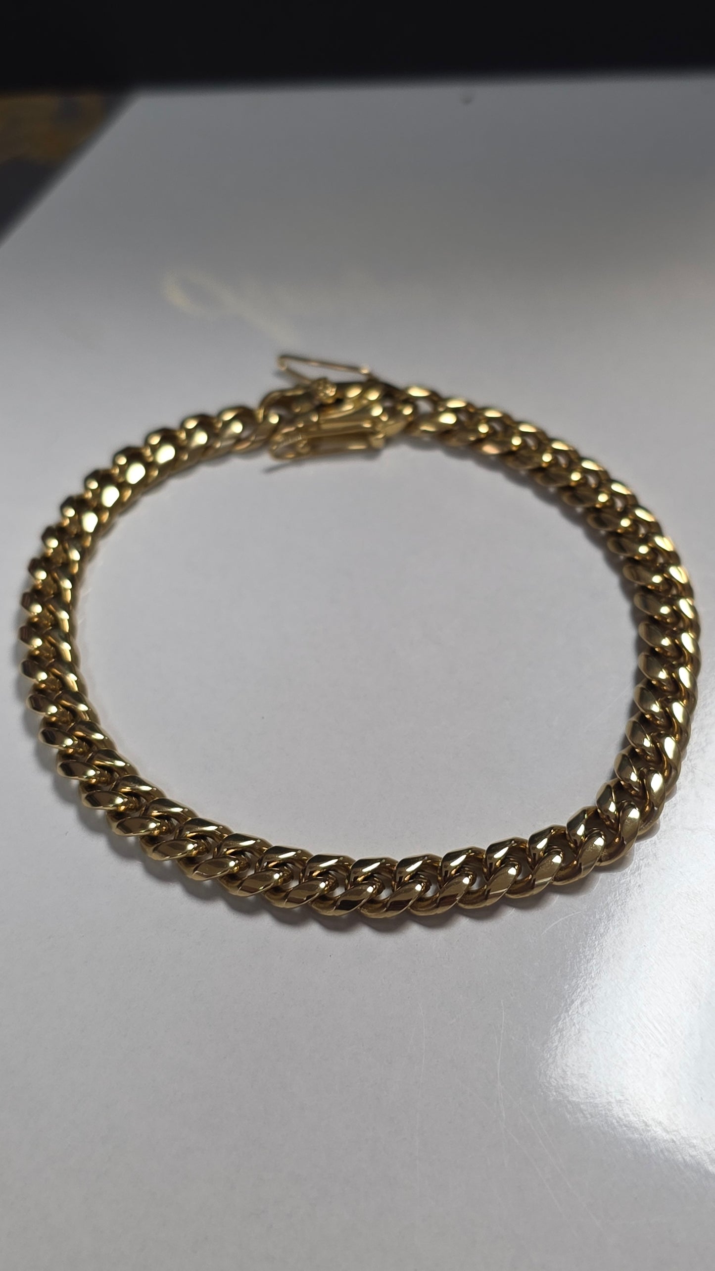 Brazalete Miami Cuban 6MM Stainless Steel PVD, Color 14k Real 1 Año de Garantía