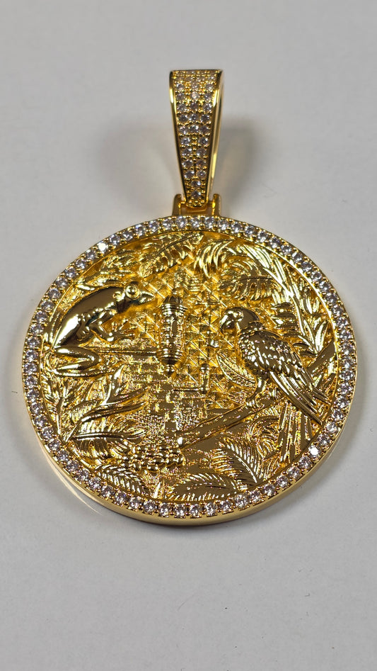 Charm de Puerto Rico 2" de Diámetro