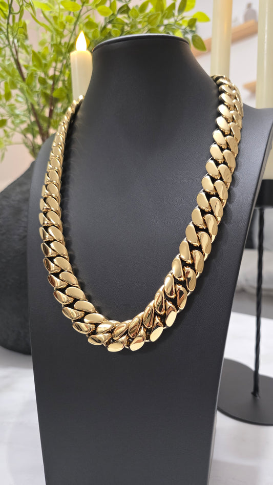 Miami Cuban 20MM PVD PREMIUM Hechas a Mano (Eslabón Pegado)