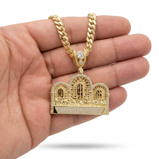 Charm de la ultima cena para 3mm hasta 8mm
