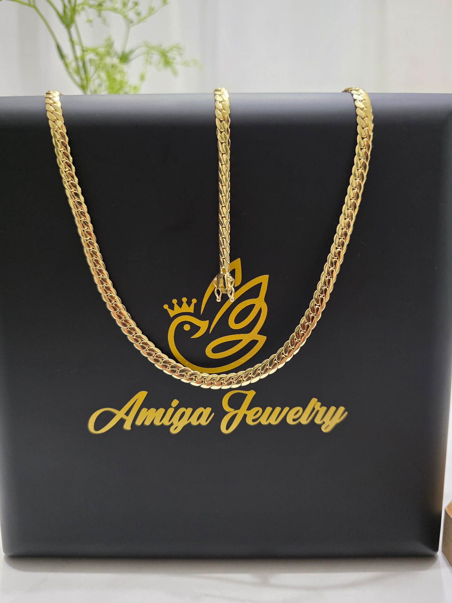 Set Miami Cuban y Brazalete 6mm(PVD) Hechas a Mano