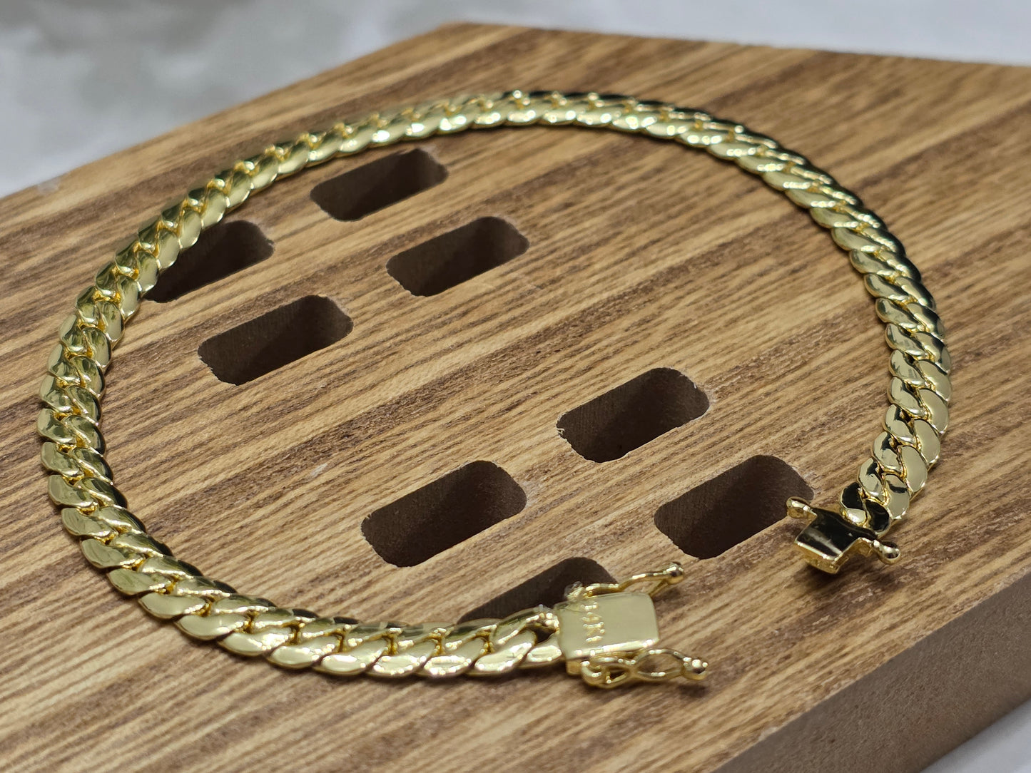Set Miami Cuban y Brazalete 6mm(PVD) Hechas a Mano
