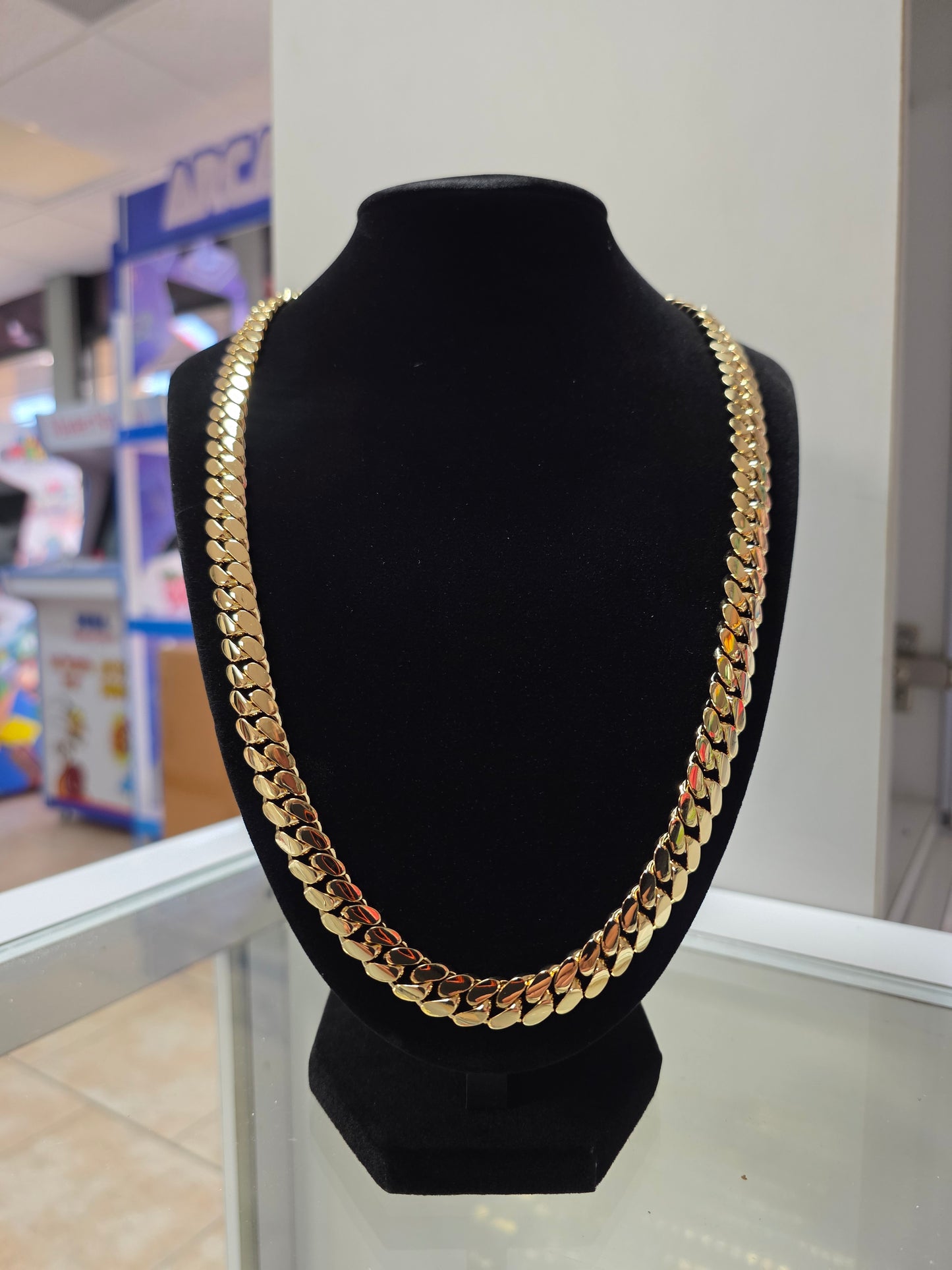 Set Miami Cuban 10MM (PVD PREMIUM )Hechas a Mano (Eslabón Pegado)