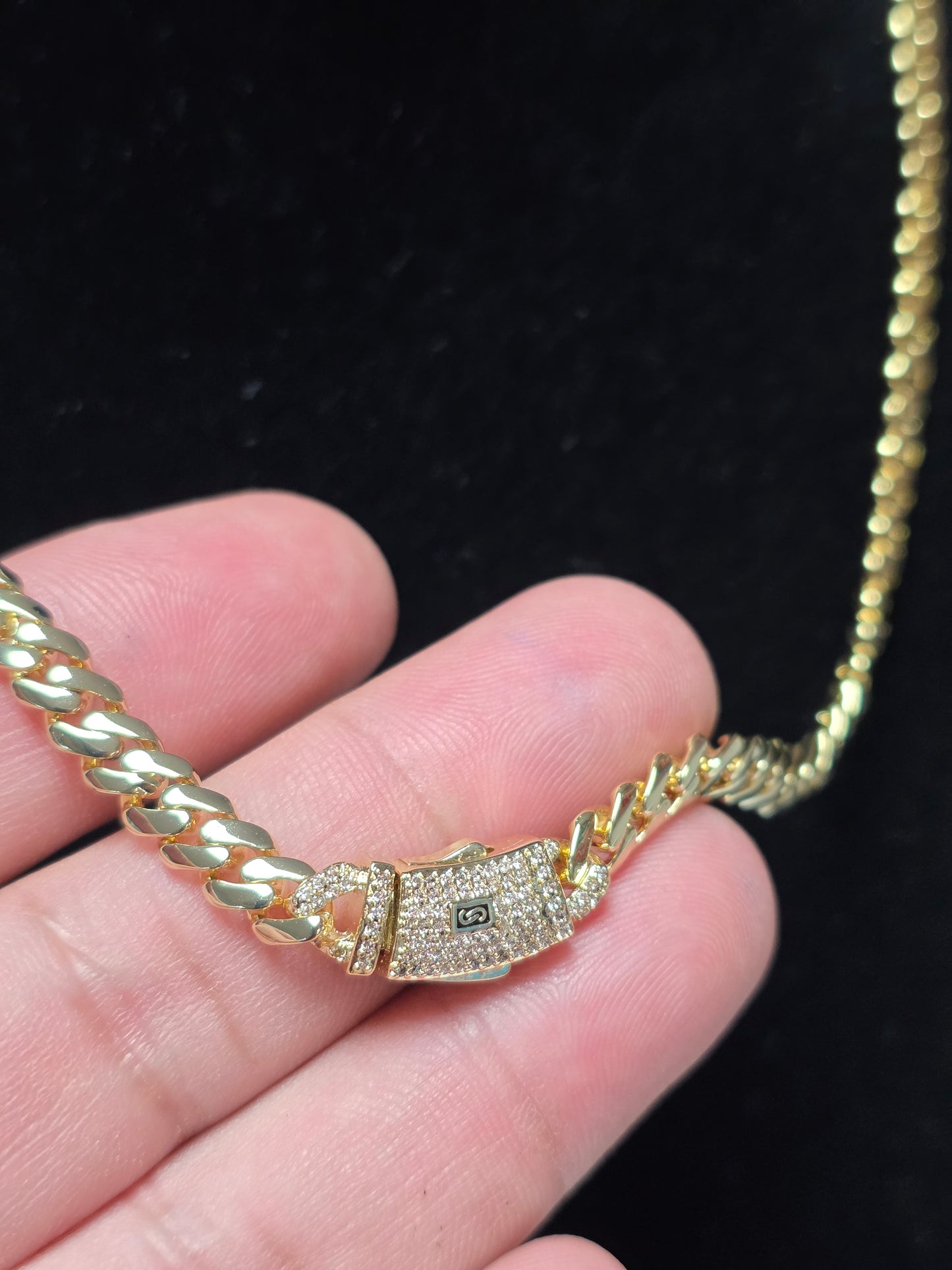 Set Miami Cuban y Brazalete 6mm(PVD) Hechas a Mano