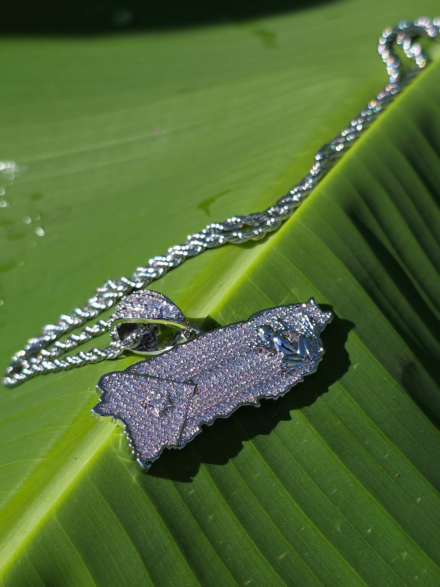 Bello Charm de Puerto Rico Stainless Steel (Plateado)