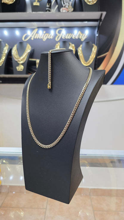 OFERTA DEL MES $60 Descuento             Set 6mm PVD Premium Plus      Hechas a Mano Eslabón Pegado      1 Año de Garantía