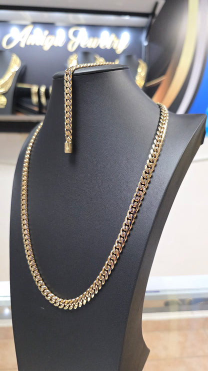OFERTA DEL MES $60 Descuento             Set 8mm PVD Premium Plus      Hechas a Mano Eslabón Pegado      1 Año de Garantía