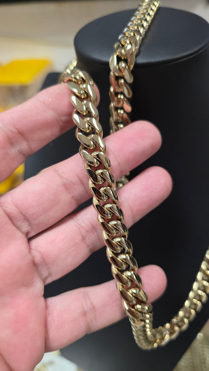 OFERTA DEL MES $80 Descuento             Set 12mm PVD Premium Plus      Hechas a Mano Eslabón Pegado      1 Año de Garantía (Copy)