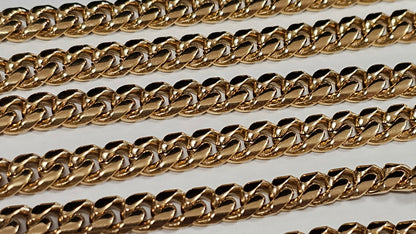Cadena Miami Cuban 6mm  x 22"  Brazalete Gratis.                          ( 1 año de Garantía)