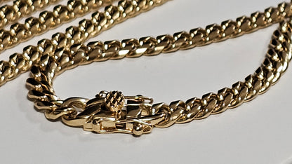 Cadena Miami Cuban 6mm  x 22"  Brazalete Gratis.                          ( 1 año de Garantía)
