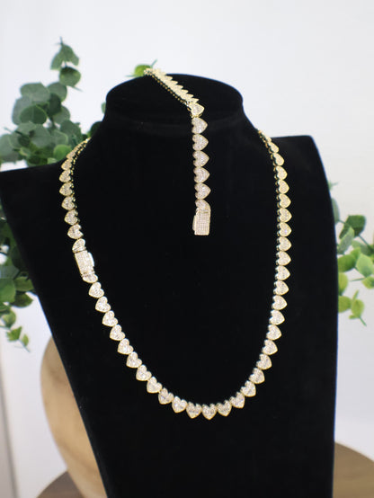 Set de Corazones 8mm x 20" PVD                                     Brazalete Gratis
