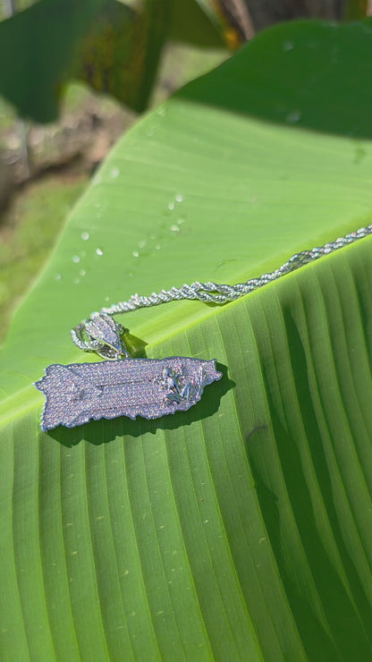 Bello Charm de Puerto Rico  Stainless Steel (Plateado)