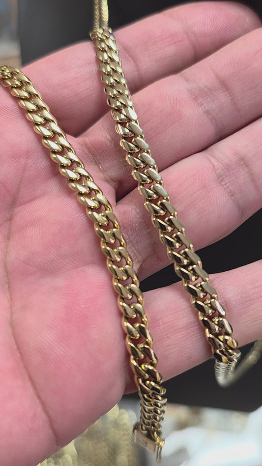 OFERTA DEL MES $60 Descuento             Set 6mm PVD Premium Xtreme Plus      Hechas a Mano Eslabón Pegado      1 Año de Garantía