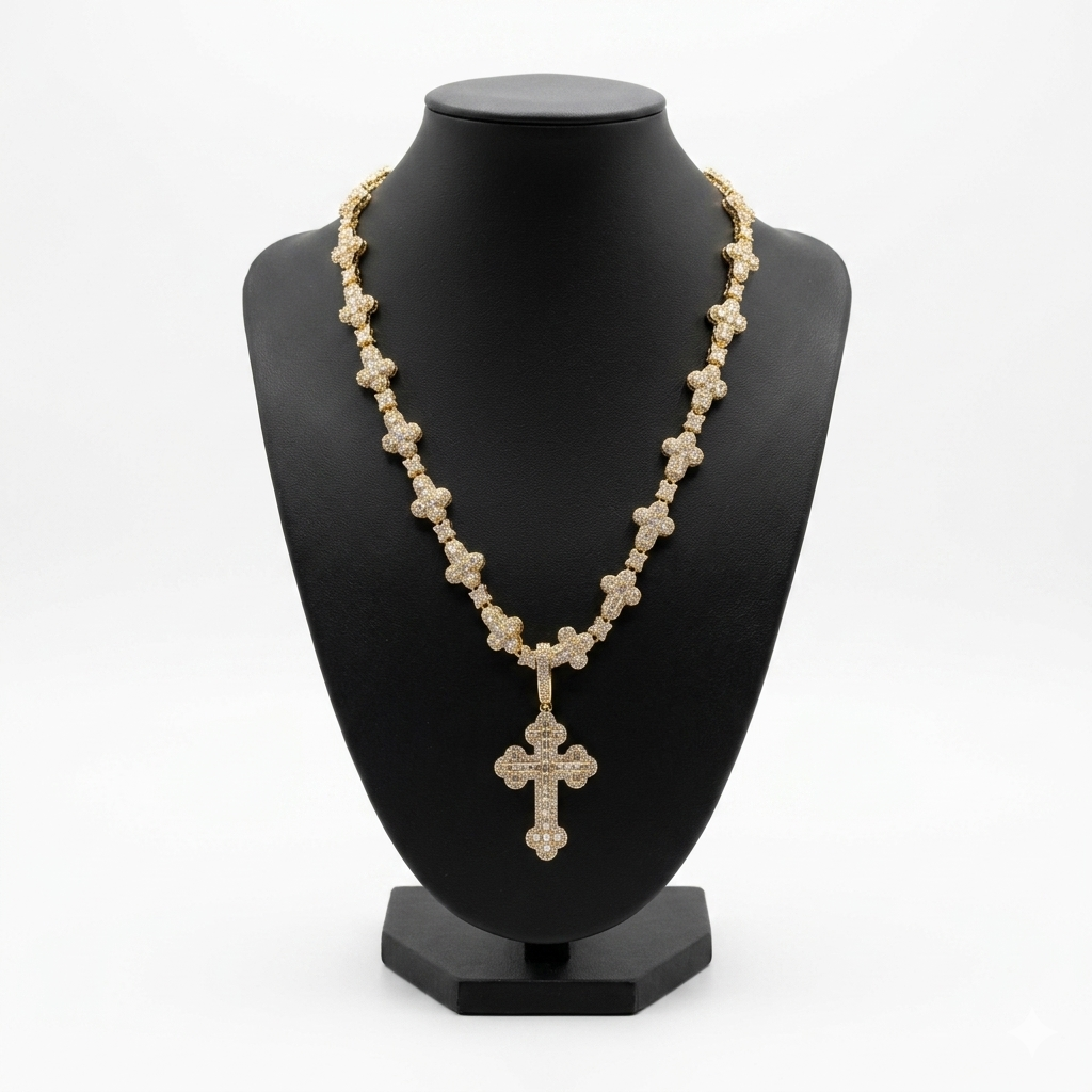 Cadena "Ice Blessed PVD