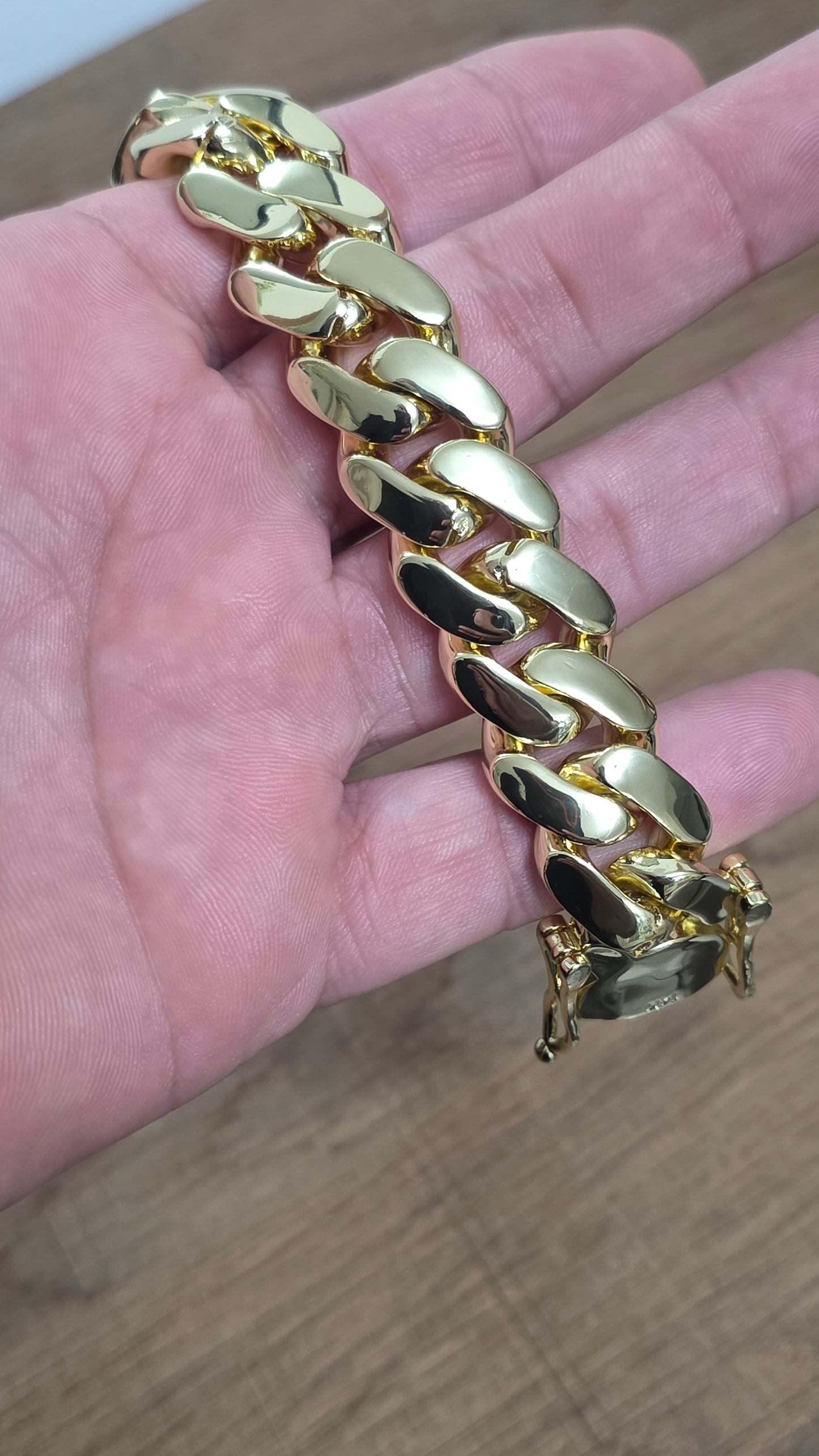 Set de 20mm x 26"     Hechas a Mano PVD Eslabón Pegado