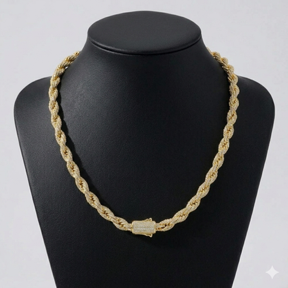 Set Ice Rope Chain 8mm