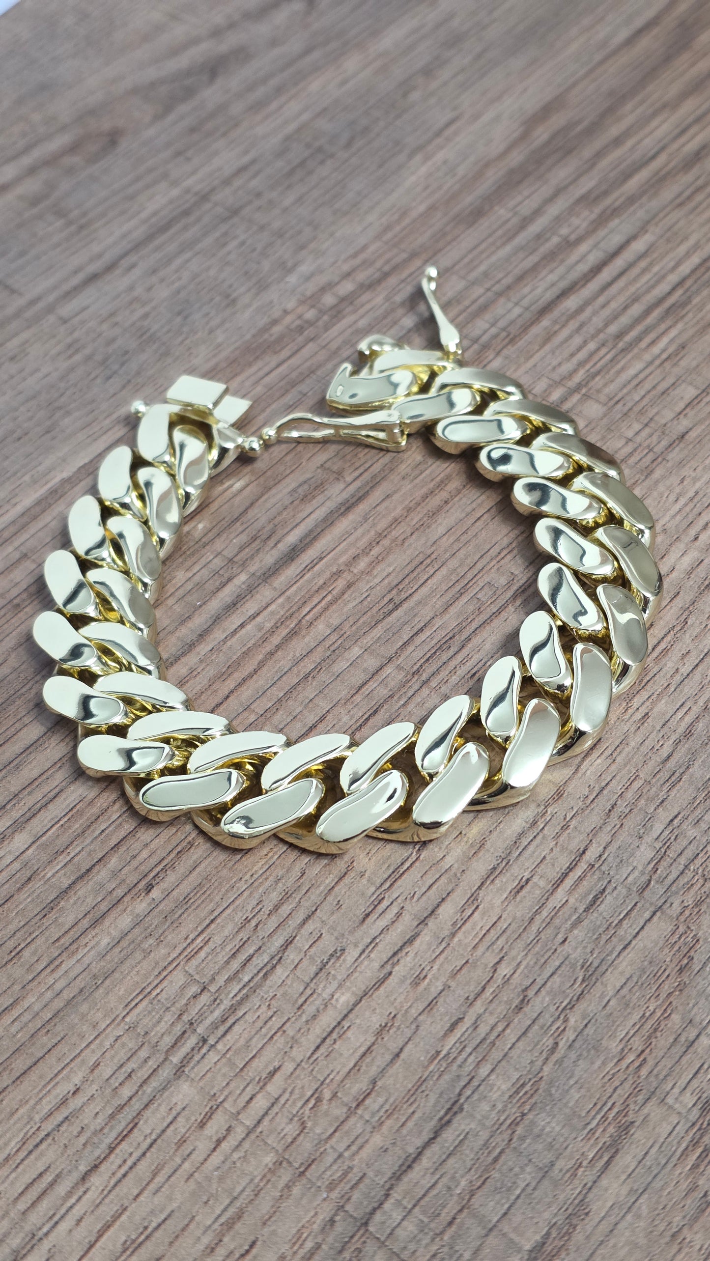 Set de 20mm x 26"     Hechas a Mano PVD Eslabón Pegado