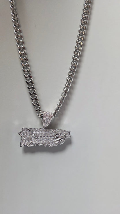 Bello Charm de Puerto Rico  Stainless Steel (Plateado)