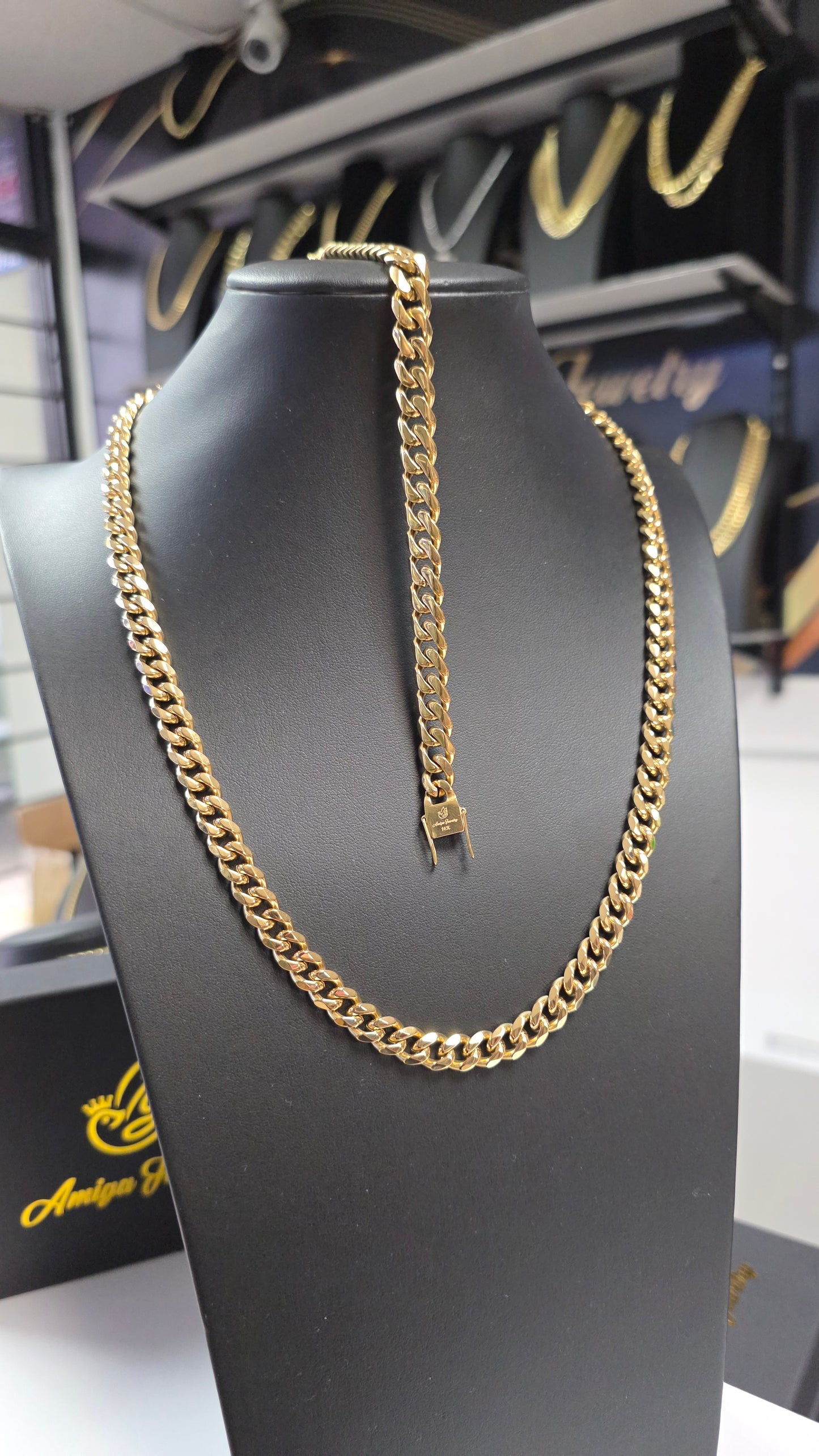 Set 8mm x 22" + Brazalete 8"  Stainless Steel PVD Premium       (2 Años de Garantía)