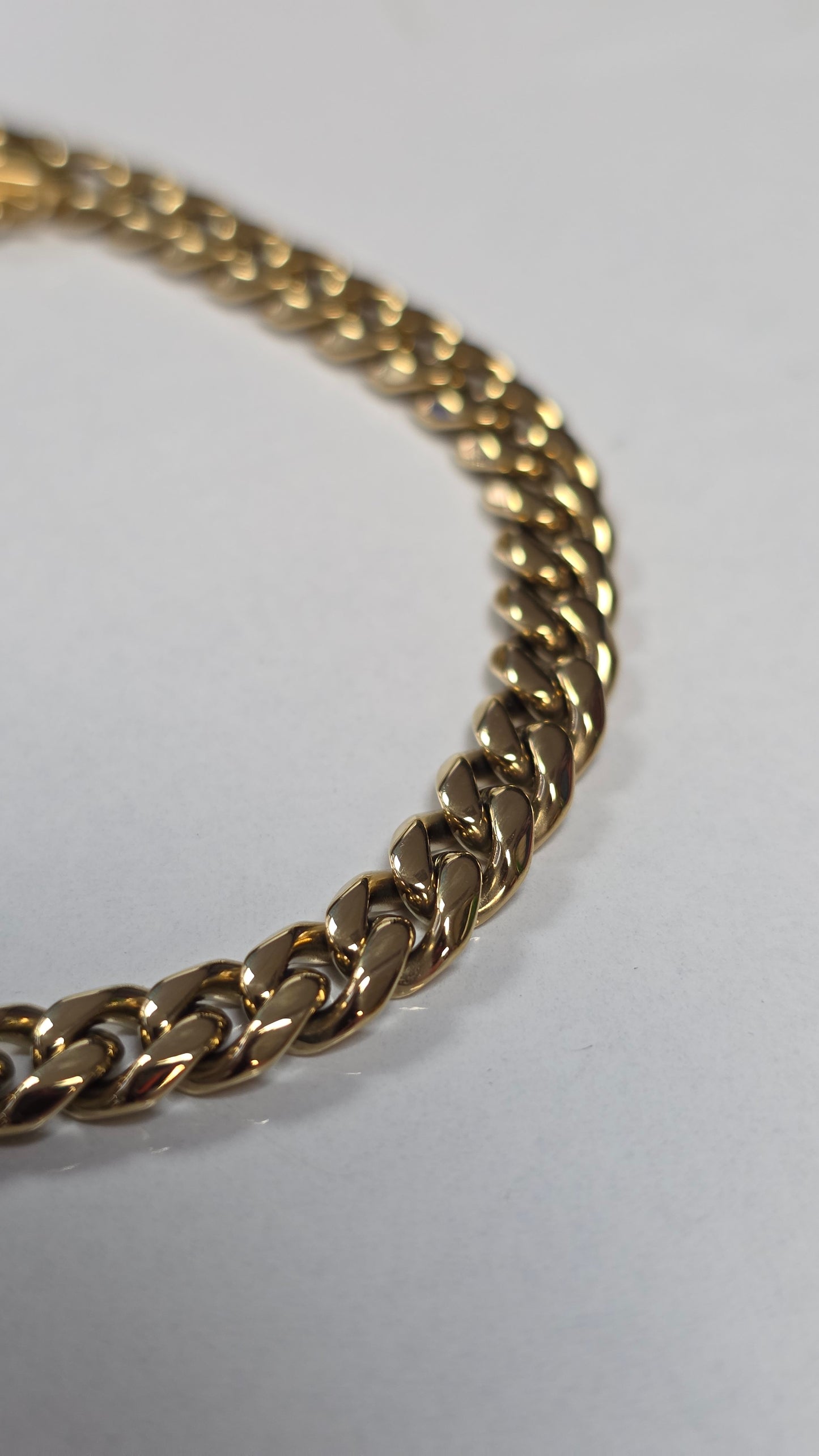Set 8mm x 22" + Brazalete 8"  Stainless Steel PVD Premium       (2 Años de Garantía)