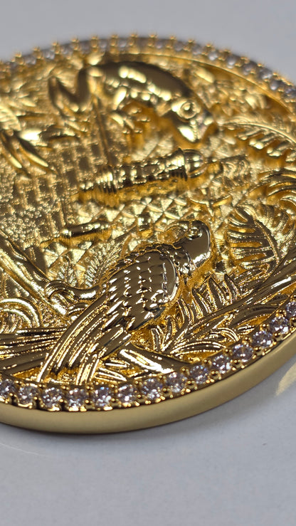 Charm de Puerto Rico 2" de Diámetro