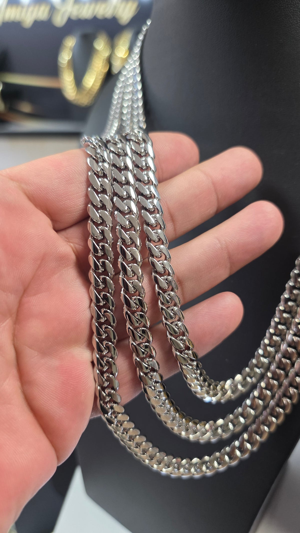 New Set Cubana Miami 8mm Hechas a mano (Stainless Steel uso Diario)