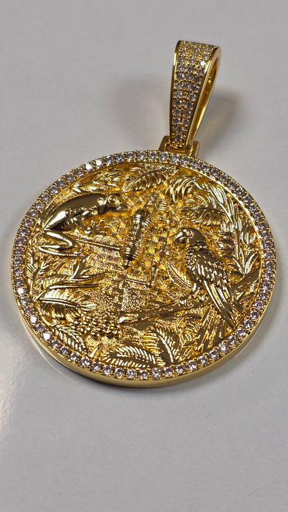 Charm de Puerto Rico 2" de Diámetro