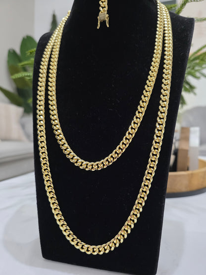 Lo Nuevo PVD color 14kt Real.                       Set 8mm Stainless steel PVD, 1 Año de Garantía