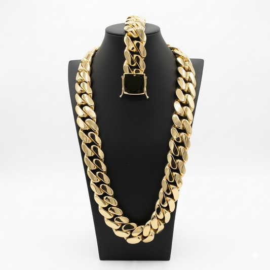 Set de 30mm x 30" PVD Color 10k Real       Hechas a Mano PVD