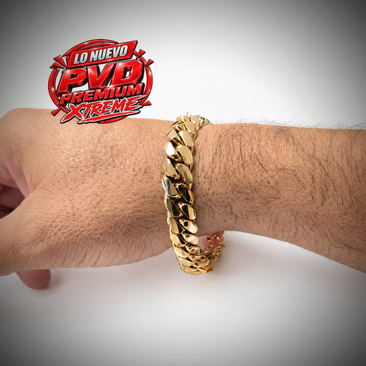 New PVD Premium Xtreme.               Brazalete 15mm Hechas a mano Eslabón Pegado (Preventa)