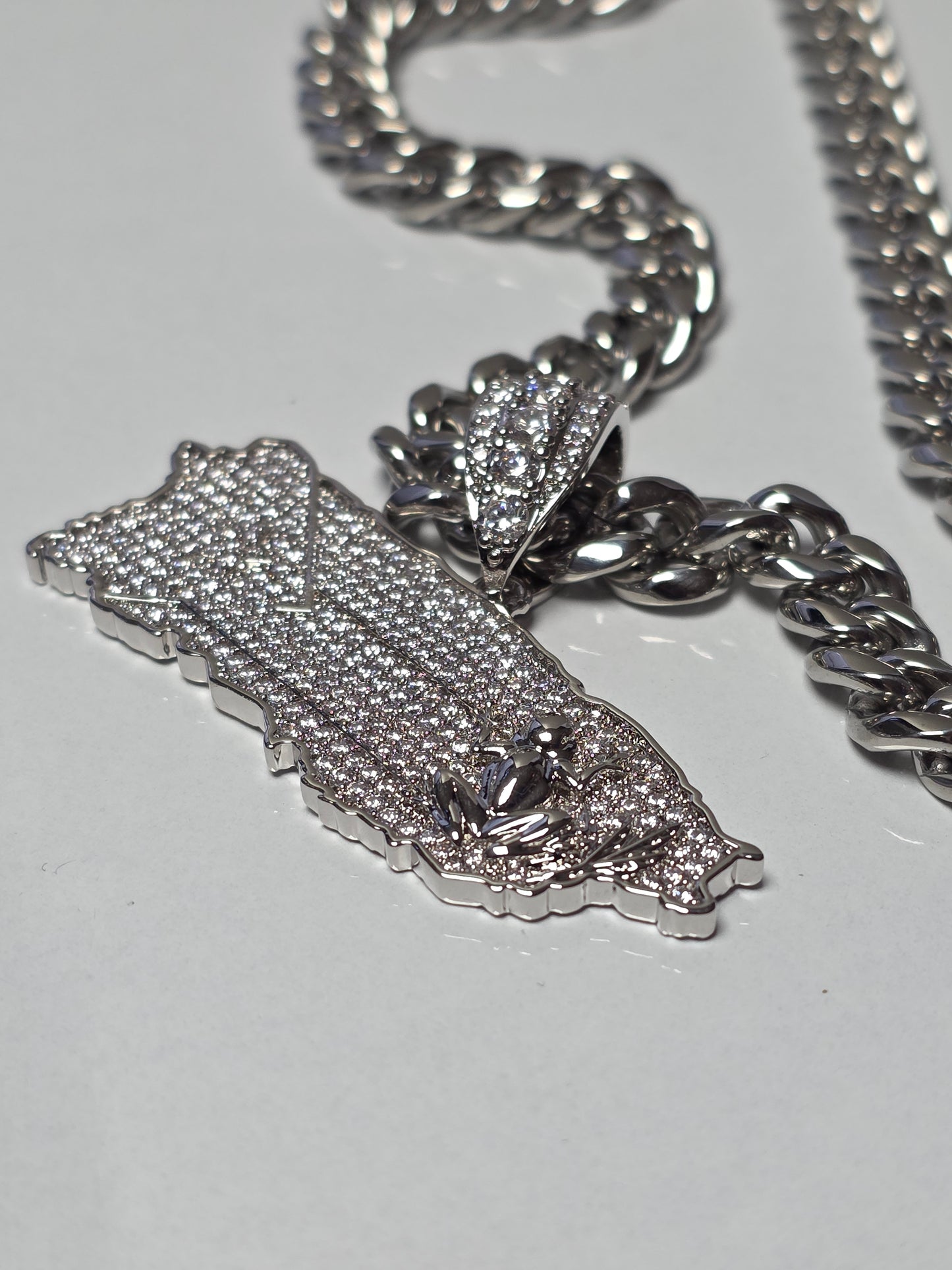 Bello Charm de Puerto Rico  Stainless Steel (Plateado)