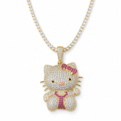 Kitty Cuban Tennis Chain PVD 💎