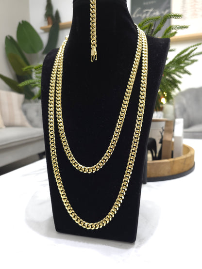 Lo Nuevo PVD color 14kt Real.                       Set 8mm Stainless steel PVD, 1 Año de Garantía