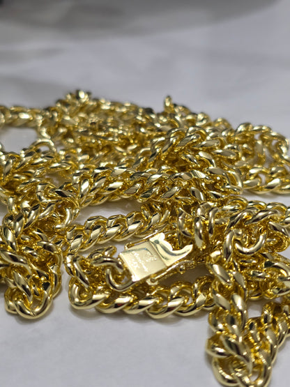 Lo Nuevo PVD color 14kt Real.                       Set 8mm Stainless steel PVD, 1 Año de Garantía