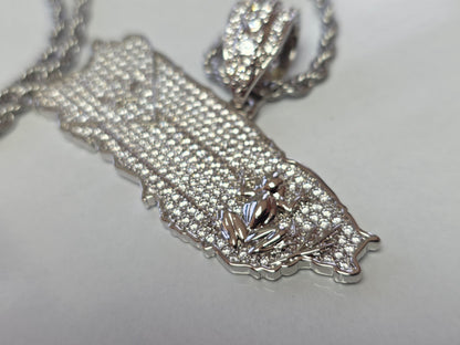 Bello Charm de Puerto Rico  Stainless Steel (Plateado)