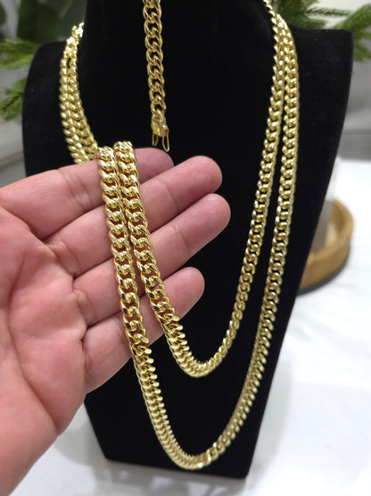 Lo Nuevo PVD color 14kt Real.                       Set 8mm Stainless steel PVD, 1 Año de Garantía