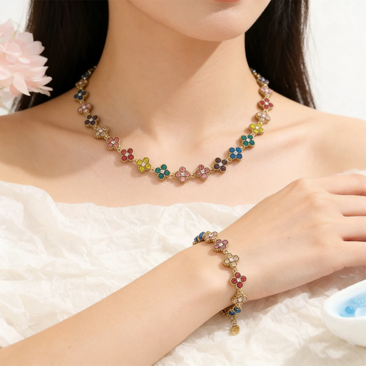 Color Flower Set Stainless Steel  PVD