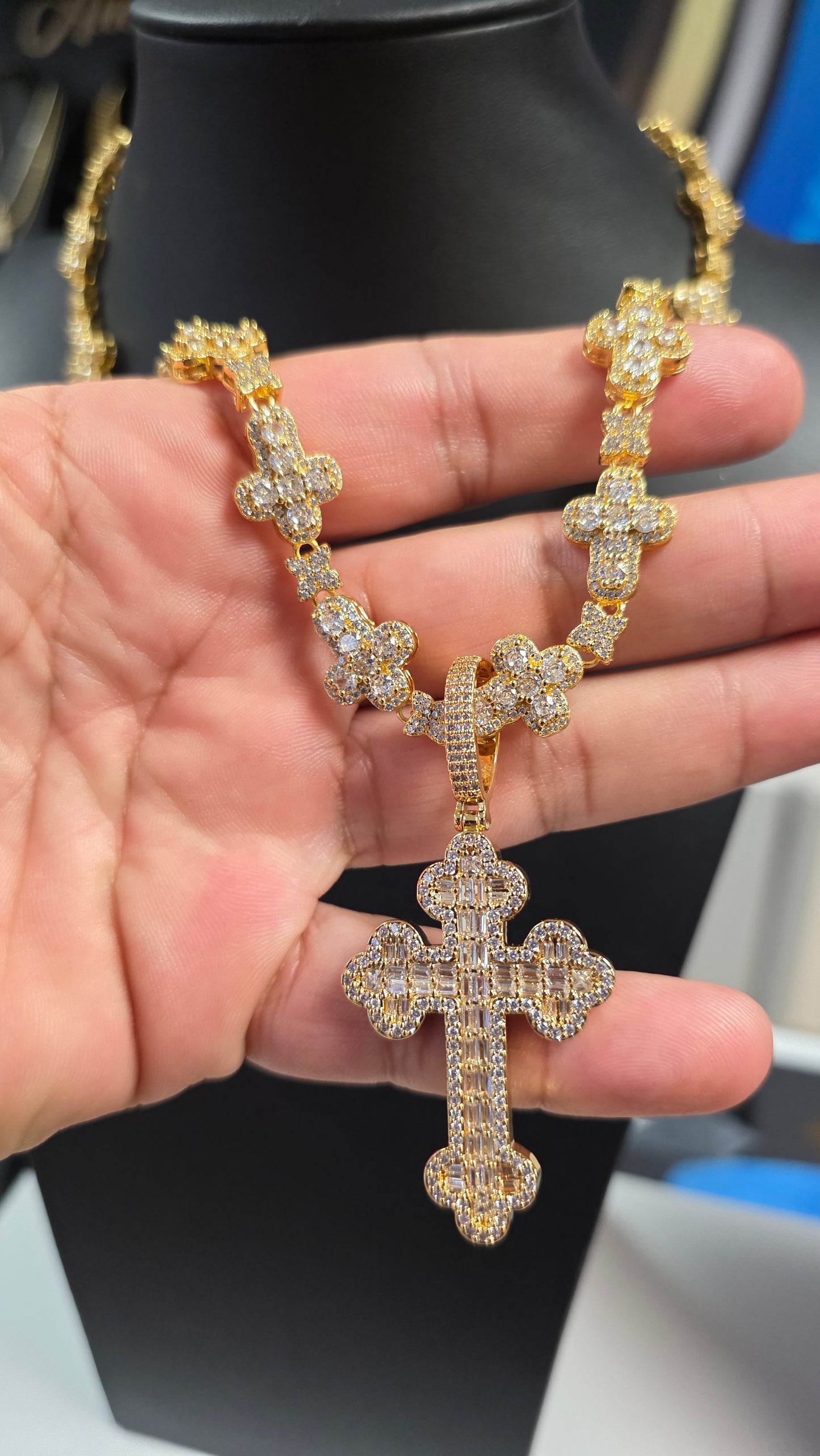 Cadena "Ice Blessed PVD