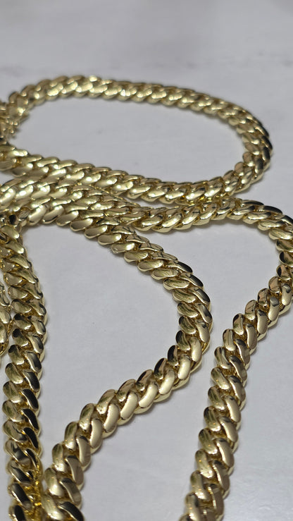 Set de 8mm  Hechas a Mano PVD Eslabón Pegado