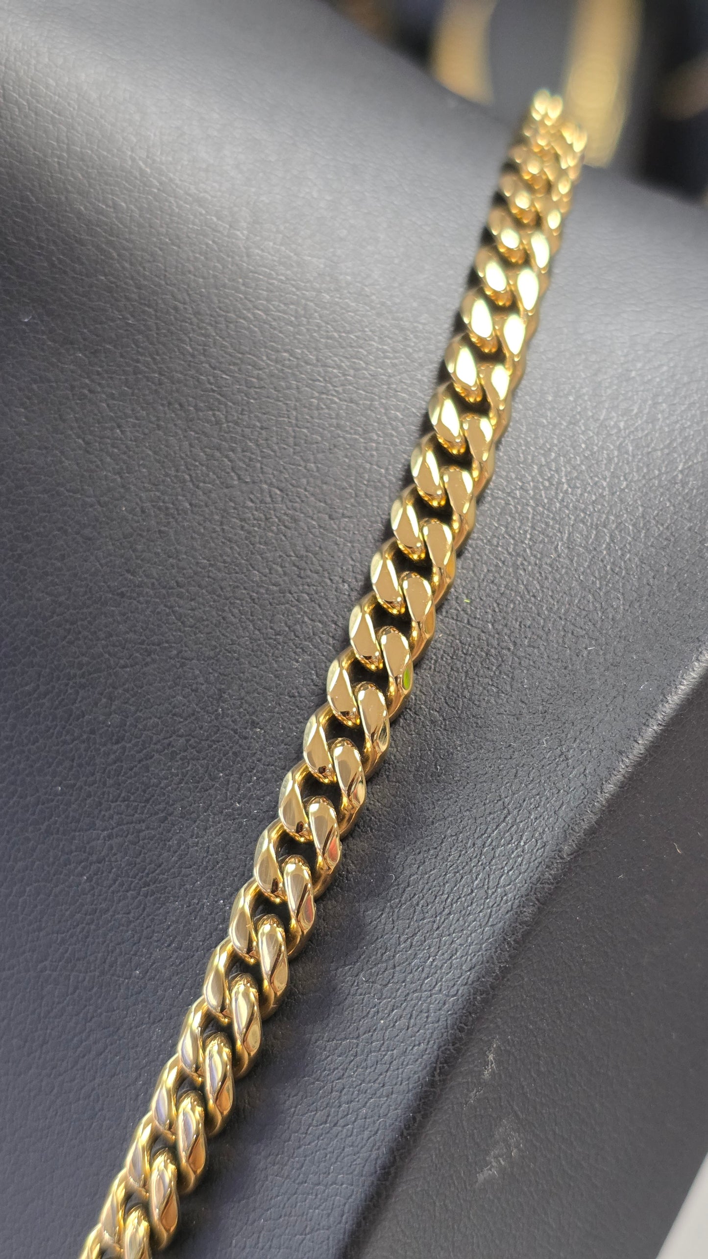 Set 8mm x 22" + Brazalete 8"  Stainless Steel PVD Premium       (2 Años de Garantía)