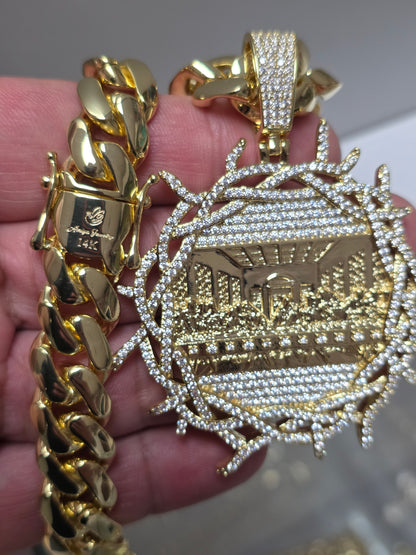 Cubana 14mm x 26" + Charm                         (Hechas a Mano)