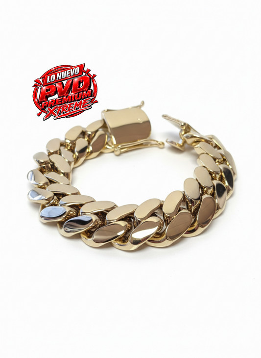 New PVD Premium Xtreme.               Brazalete 18mm Hechas a mano Eslabón Pegado