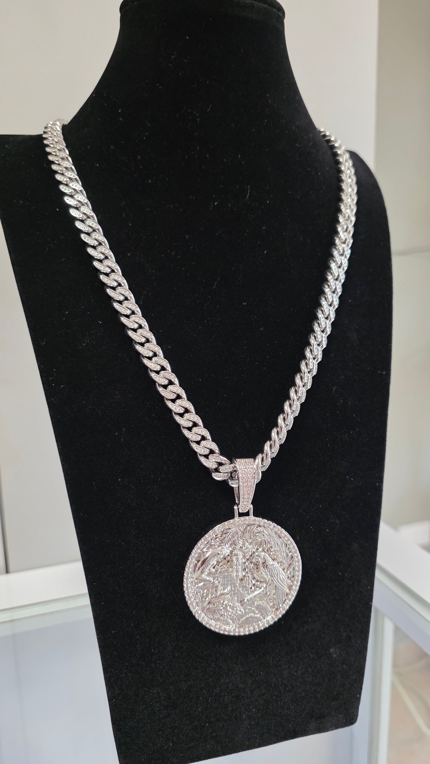 New Cubana 10mm Stainless steel+ Charm de PR