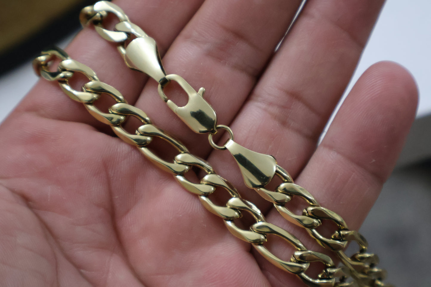 Set de Figaro 8mm Stainless steel PVD.                                                ( 1 Año de Garantía)