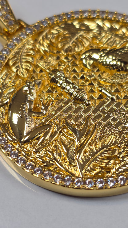 Charm de Puerto Rico 2" de Diámetro