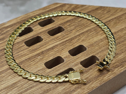 Set Miami Cuban y Brazalete 6mm(PVD) Hechas a Mano
