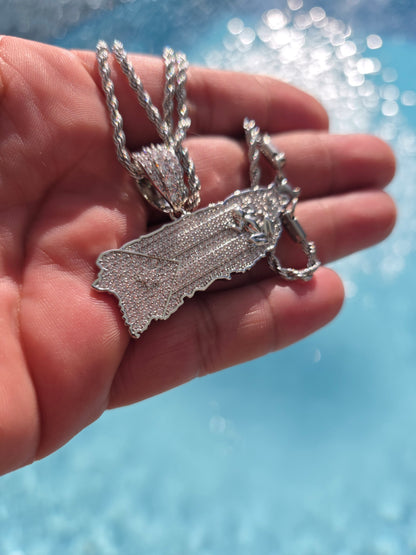 Bello Charm de Puerto Rico  Stainless Steel (Plateado)